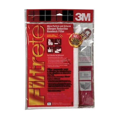 3M Filtrete 30. Wx60. Hx1. D 11 MERV Pleated Hammock Filter 1 pk 9818NA